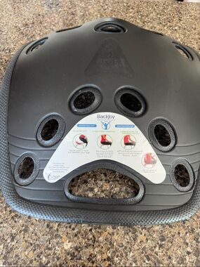 BackJoy Black Posture Seat Support Cushion